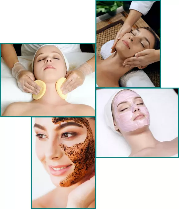 Émilie pratique tous les soins visage : remodelage, nettoyage, gommage et masque de beauté